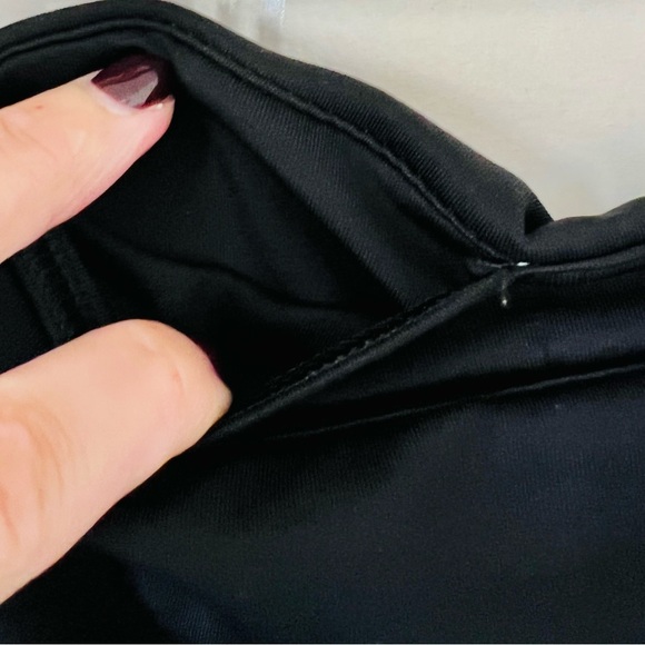 Adidas Black Climalite High Waist Optime Training Legging w/ Hidden Waist Pocket - Picture 6 of 7